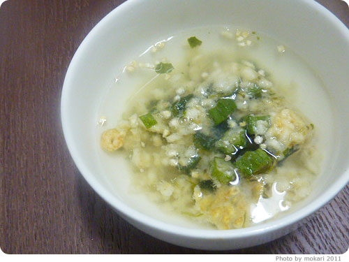 20110608-2　実は気に入ってるローカロ生活。ファンケル発芽米使用ローカロぞうすい食べる夏